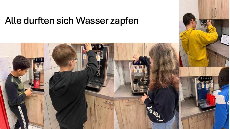 Eröffnung unseres Wasserspenders
